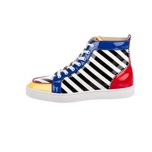 CHRISTIAN LOUBOUTIN
Louis Striped Patent Leather